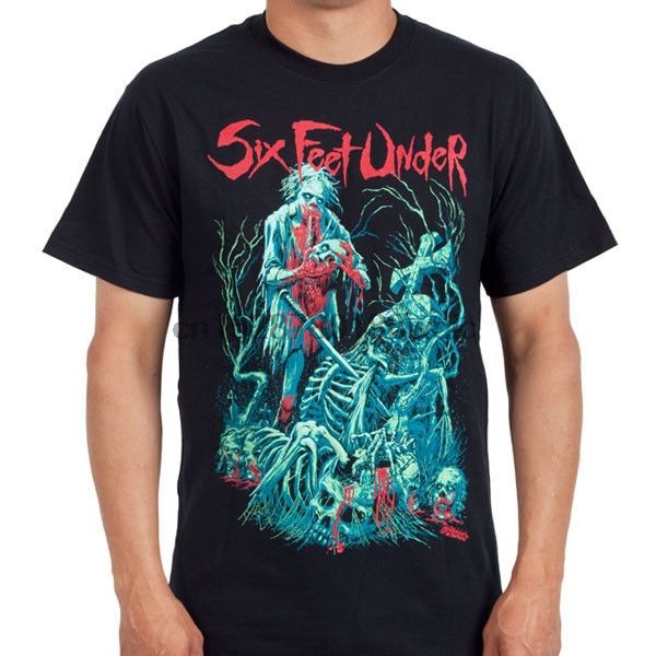 

six feet under undead t shirt s m l xl 2xl brand new official sport hooded sweatshirt hoodie