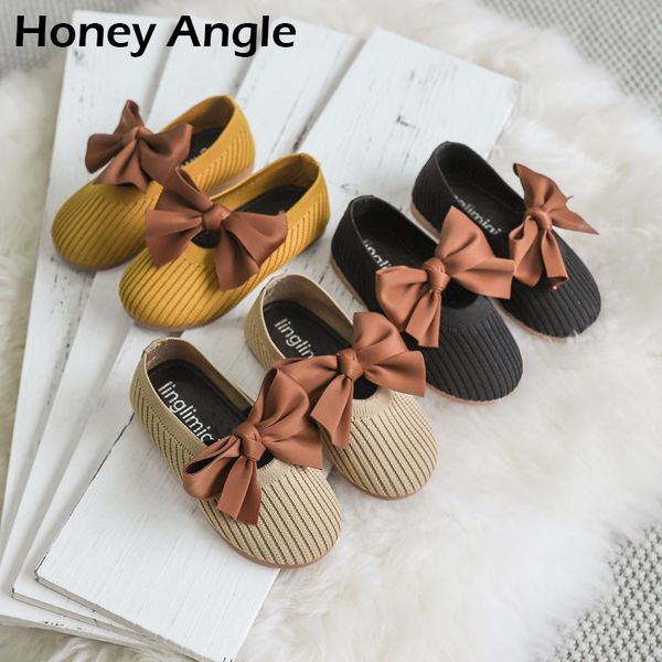 

casual kids princess spring autumn bow-knot fashion children korean style little girl baby shoes footwear 21-35, Black;red