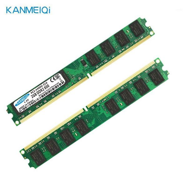 

kanmeiqi deskpc memory ram memoria module new ddr2 800 pc2 6400 4gb(2pcs*2gb) compatible ddr2 800mhz /667mhz/533mhz1