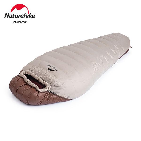 

naturehike new ultra-light outdoor camping down sleeping bag nylon mummy three season duck down sleeping bags keep warm