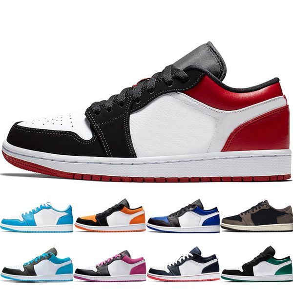 

1 1s shoes for men women black toe university gold magenta midnight navy military themed island green black cyber sport chaussure