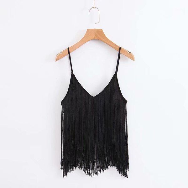 

new arrival xl38-2169 european and american fashion fringed suspender, White