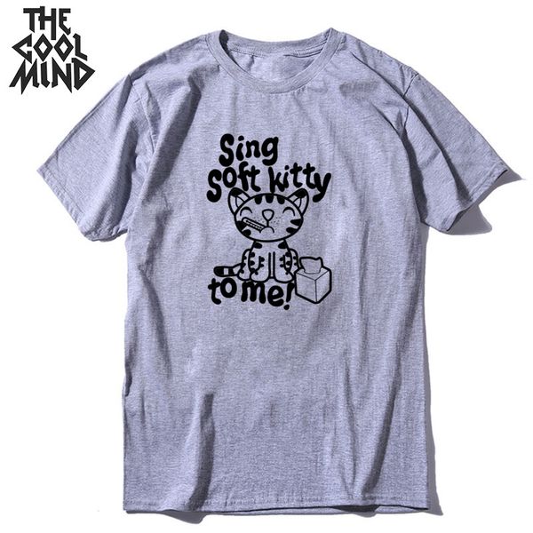 

short sleeve soft kitty cat print men t shirt casual loose men tshirt o-neck t-shirt male men tee shirts sport hooded sweatshirt hoodie