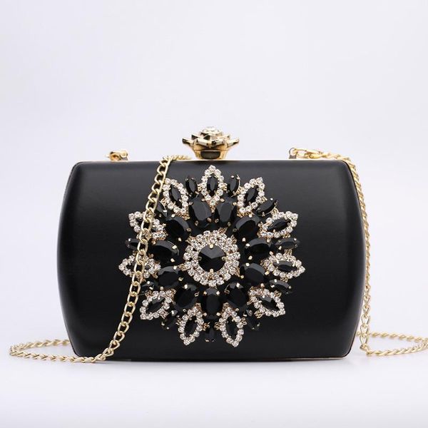 

new women's bags diamond messenger shoulder bag clip evening bag chain clutch banquet bags