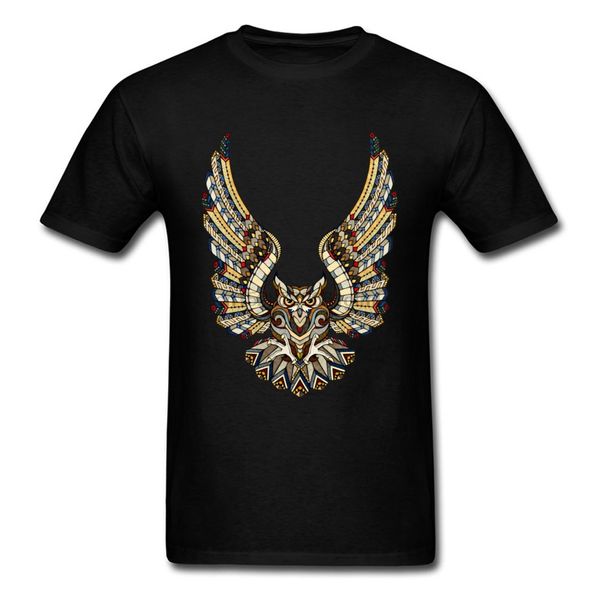 

2018 t shirt owl animal poker custom mans t shirt summer chic designer tee shirts black fabric modern sport hooded sweatshirt hoodie