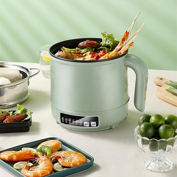 

household multicooker electric skillet stainless steel rice cooker ot noodles soup pot eggs steamer heating pan