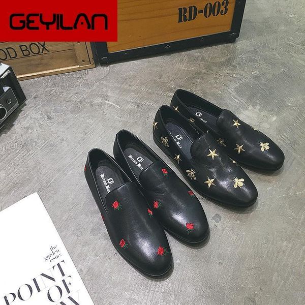 

loafers mens party shoes men leather dress shoes elegant for men fashion coiffeur chaussure homme mariage sepatu pria1, Black