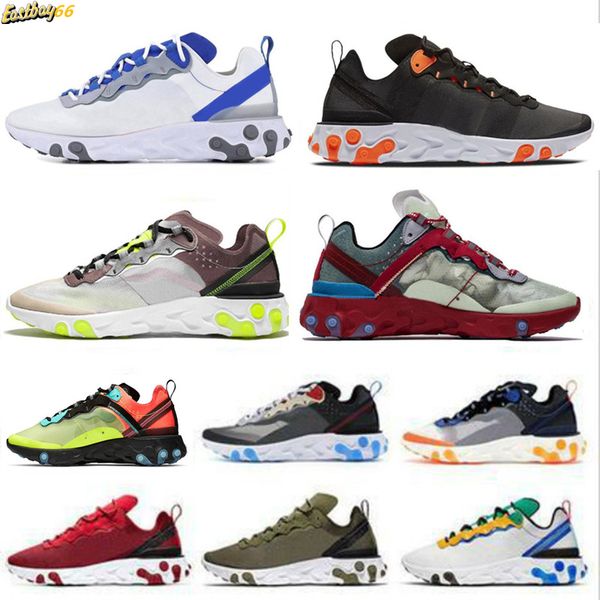

undercover x react element 87 55 camo bred tour yellow triples black men womens running shoes trainers sail light bone reacts sneakers
