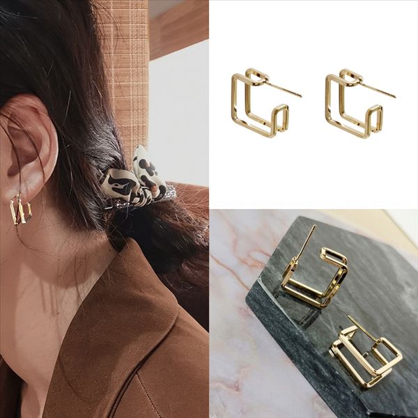 

z3y guy earrings flower ear nail alloy crystal flower pendant ear stud long earring earring ear jewelry, Golden