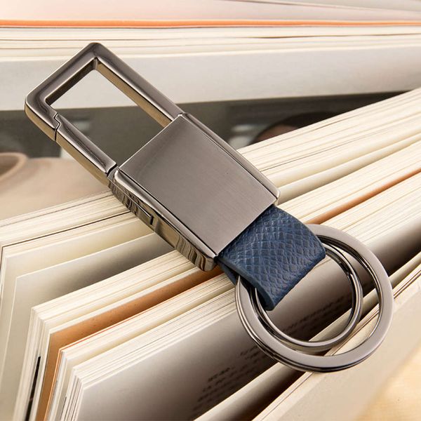 

simple men's waist pendant creative car keychain metal keyring, Silver