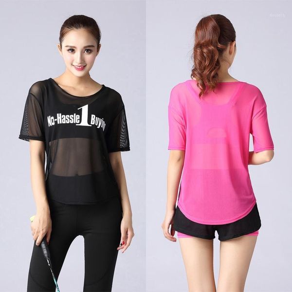 

running jerseys summer sports t-shirt women's fitness, Black;blue