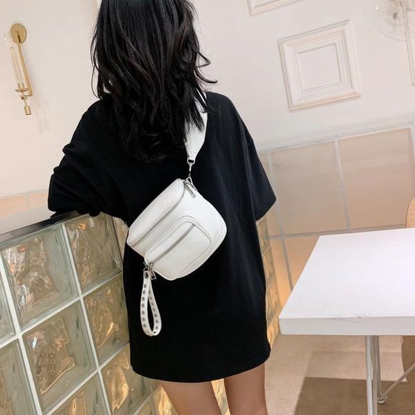 

waist bags 2021 women's shoulder bag soft face fashion ladies chest korean shoulder1