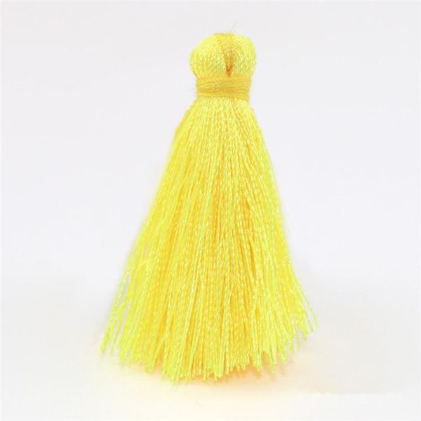 

50pcs ice silk color tassels fringe pendant diy material jewelry accessories tassels trim garments curtains decor tassels 4cm h jllome