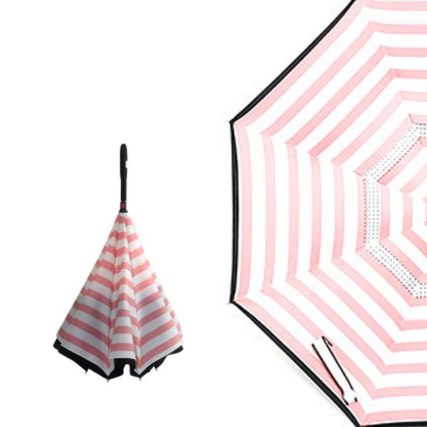 

обратный тип c зонтик руки бесплатная длинная ручка doublededeck sunshade мода зонтики оригинальность автомобиля цвет ультрафиолетонепроница