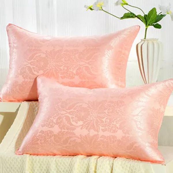 

48*74cm luxury mulberry silk pillow/natural silk pillow pressure memory neck health five-star l pillows floral