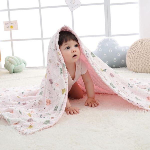 

blankets & swaddling born baby multifunctional gauze cotton cartoon blanket banket hugged washable cart1