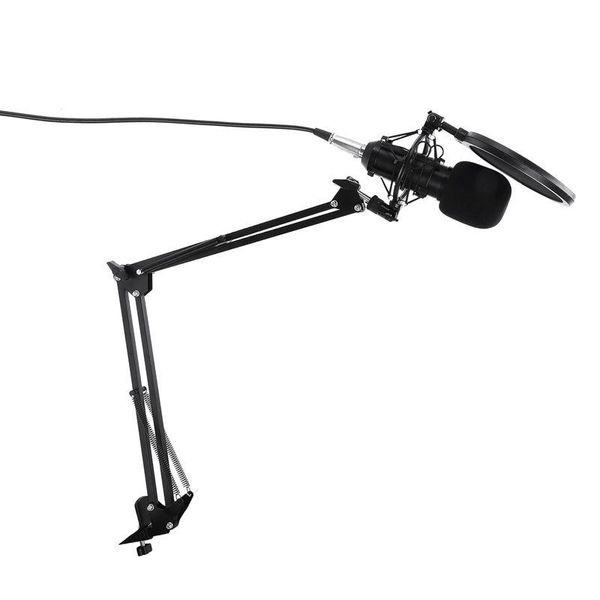 

professional full set of meals bm 900 condenser microphone phantom power usb sound card recording studio ktv/pc microphone
