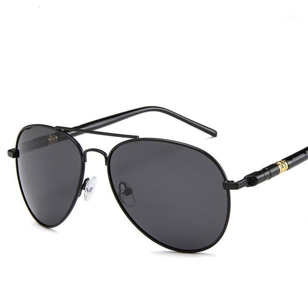 

sunglasses aviation metail frame quality oversized spring leg alloy men polarized brand design male sun glasses driving uv4001, White;black