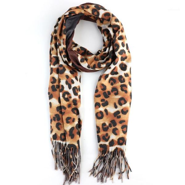 

scarves 1pcs autumn winter fashion women leopard print scarf wrap thin cotton warm large femme shawls and wraps1, Blue;gray