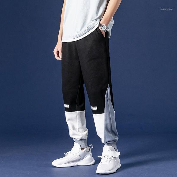 

mogu brand 2020 new mens fashion sweatpants joggers running sports jogging pants men trouser gym pants fitness men1, Black