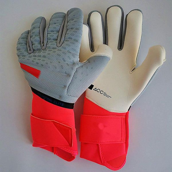 

moore phantom elite professional goalkeeper gloves without finger protection thickened latex soccer goalie gloves football goalkee, Black