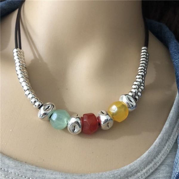 

anslow original design fashion spring style short choker necklace for women female color loves gift low0021an, Golden;silver