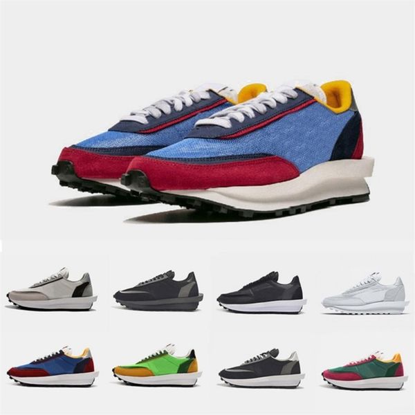 

sale pine green gusto pigeon nyc pigeon x ldv waffle daybreak trainers mens running shoes jogging women men sports sneakers 36-45