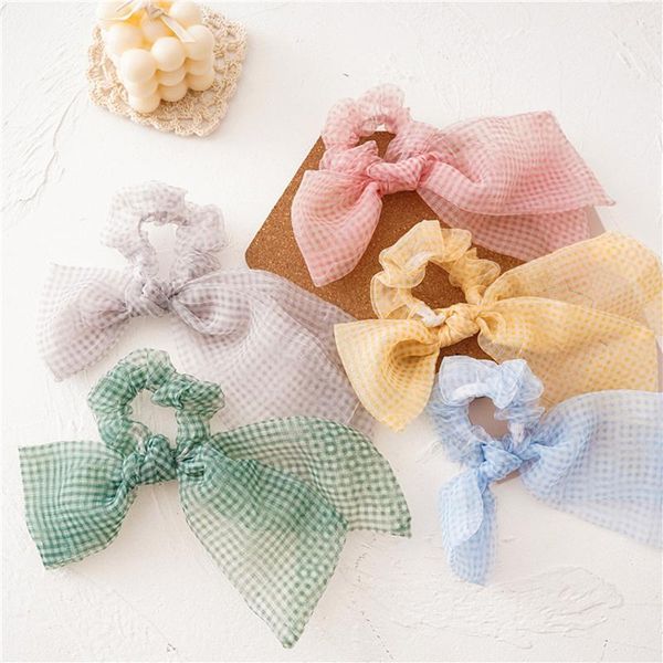 

sweet color big bowknot волос галстуки эластичные полосы волос девочек элегантные элегантные волосы эластичные эластичные волосы сетчатые се