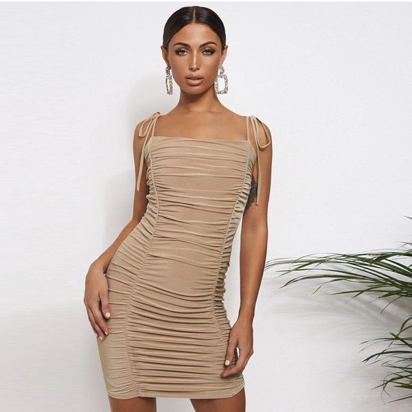 

large size sling pleated bandage women's dress 9933, White;black