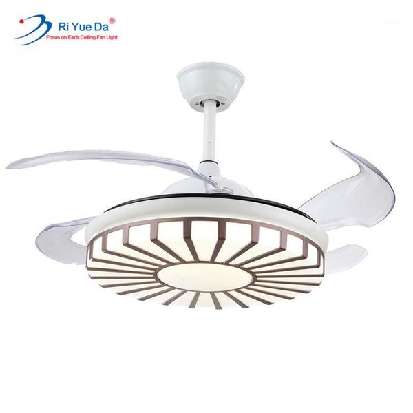 

riyueda 220v remote and control led ceiling fan with light1
