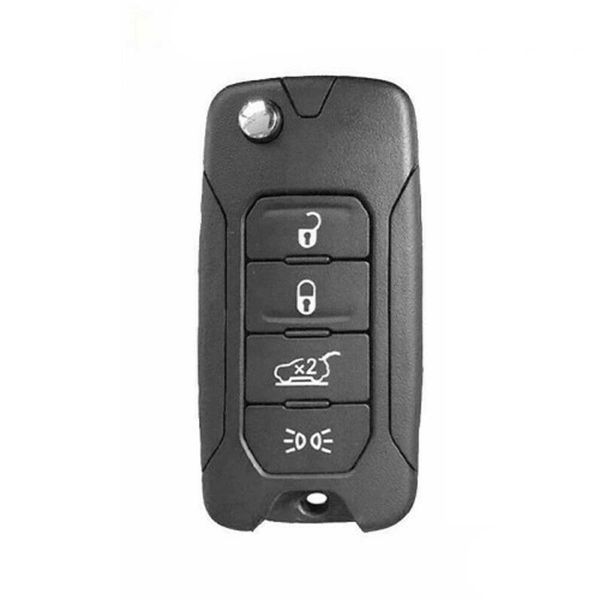

4 button flip remote key shell case fob for renegade 2015 2016 2017 2018