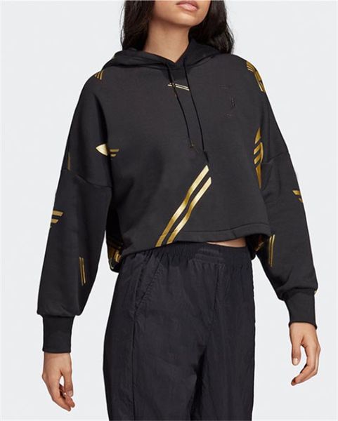 

повседневная женщины печатной толстовок мода весна осень толстовка с капюшоном новых высокого качеством женской одеждой hoodie, Black