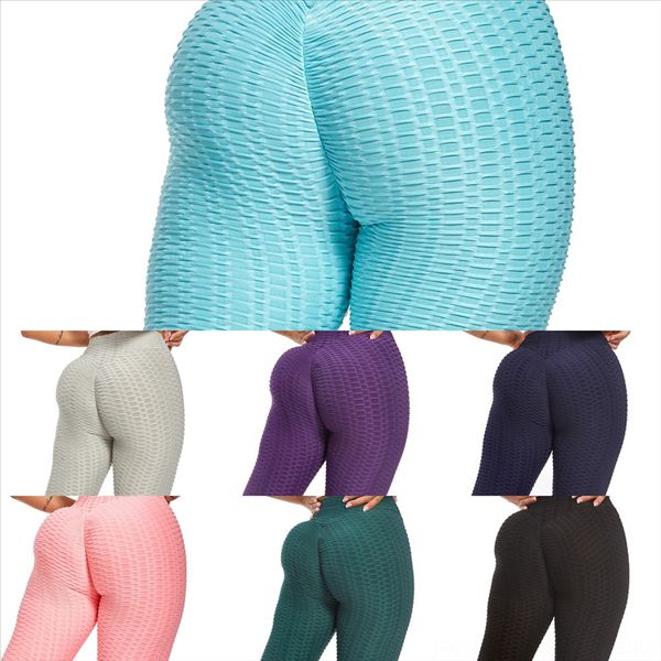 

ape women's yoga straps high waist yoga pant set elastic fitness sports pants point solid color leggings pants reflective pants pocket