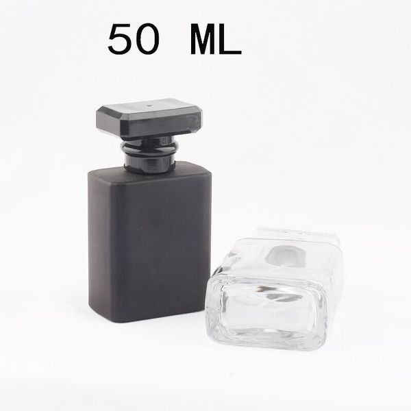 

50ml perfume bottle transparent glass bottle black glass bottle wholesale