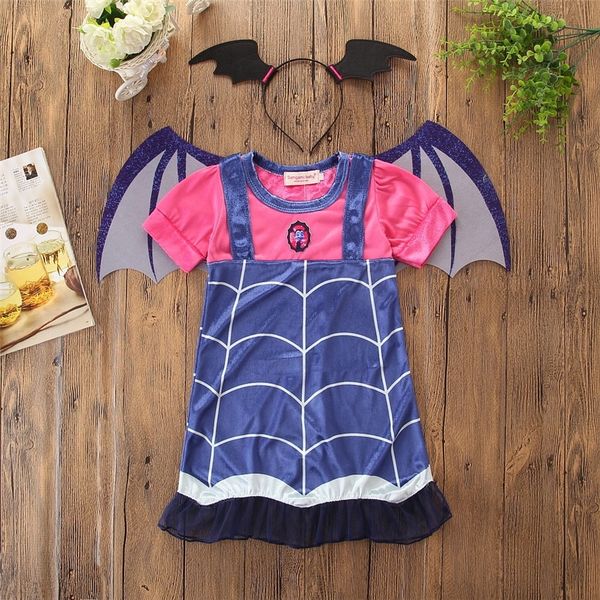 

ezxhz children'sdancing clothing vampire girl princess halloween children's clothing princess dress performance clothes children&#, Black;gray