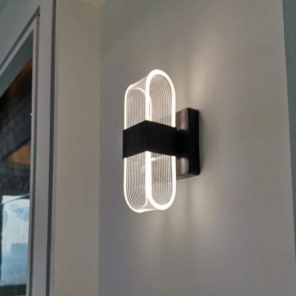 

indoor vanity lighting led wall mount light fixture triple color-temp lamp l