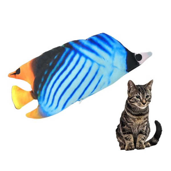 

simulation electric doll fish, cat kicker fish toy, funny interactive cat toy, cat wagging fish plush toy, pets chew bite for