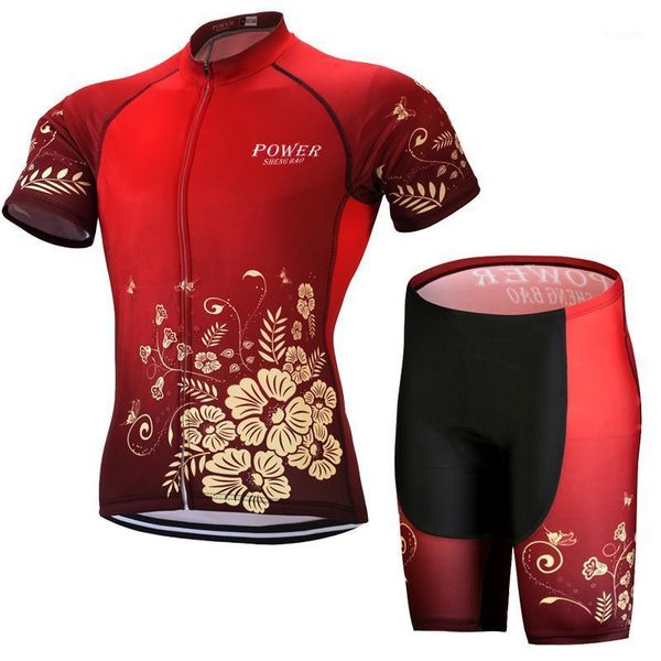 

2020 china style red new arrival short sleeve cycling kits bike cycling clothe quickdry man woman riding suit jersey set1, Black;blue