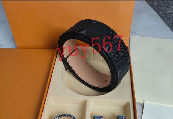 

belts mens womens belt casual needle buckle 8 model fashion style width 3.6cm highly quality with box, Black;brown