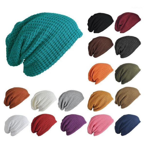 

mens slouchy long beanie knit cap for summer winter oversize black1