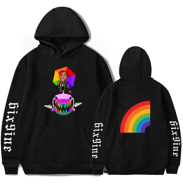 

2020 new album gooba 6ix9ine hoodie men's hoodies long sleeve hooded sweatshirts women hip hop streetwear tekashi69 clothes 1020, Black