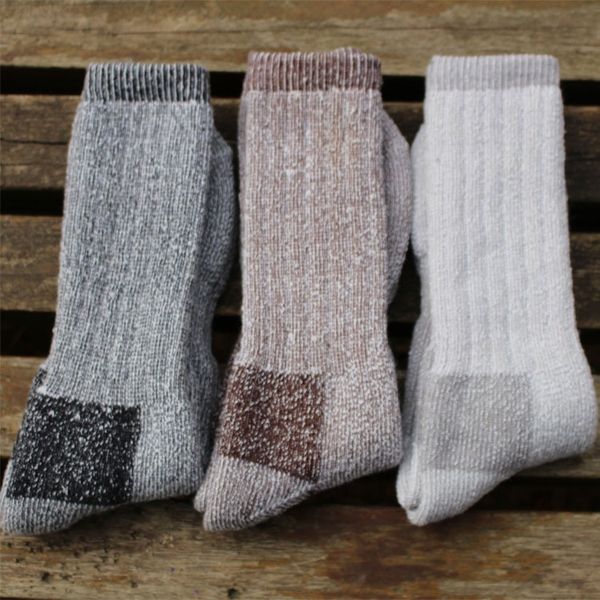 

yaf5f thickened wool outdoor sports warm wool rabbit warm mountaineering outdoor sports socks high mqbn5 ski socks tube, Black