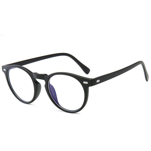 

glasses black friday 2020 new round frame flat lens art men's and women's universal anti blue light glasses computer lensbrt2