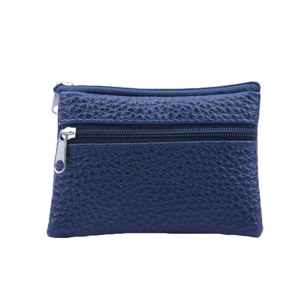 

2019 fashion leather coin purse women small wallet change purses mini zipper money bags children's pocket wallets key holder h jllbdo, White