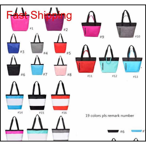 

19 colors handbag shoulder bag classic portable shopping bags fashion pouch for women ladies tote g9had