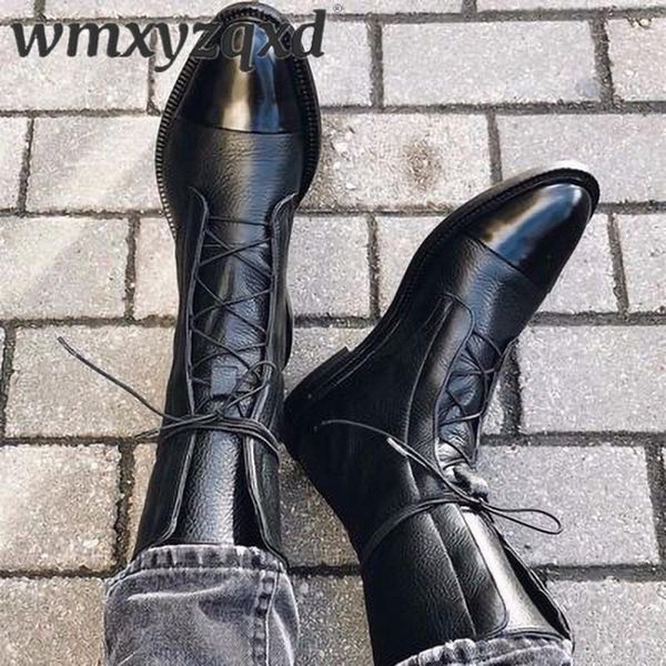 

winter flat women's martins shoes spring and autumn black joker motorcycle boots dames laarsjes botas de cuero mujer wmxyzqxd