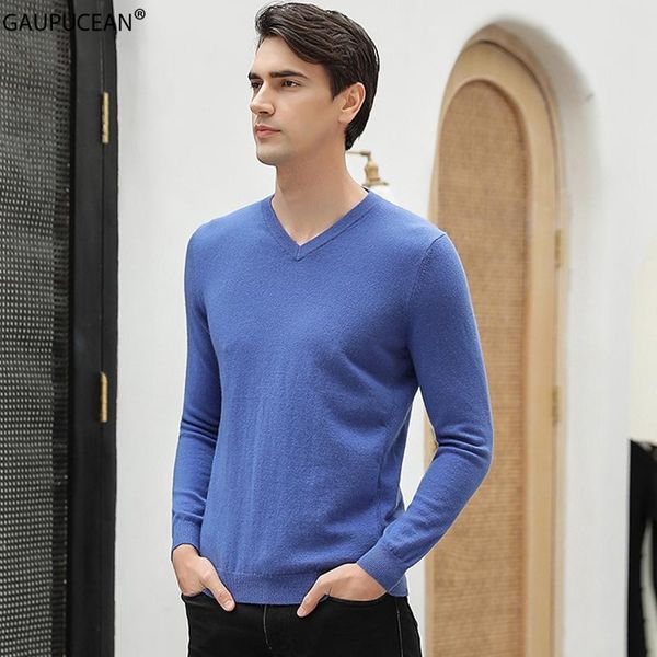 

100% cashmere warm soft light anti-wrinkle fashion man knitted pullover winter knitwear male v-neck men sweater, White;black