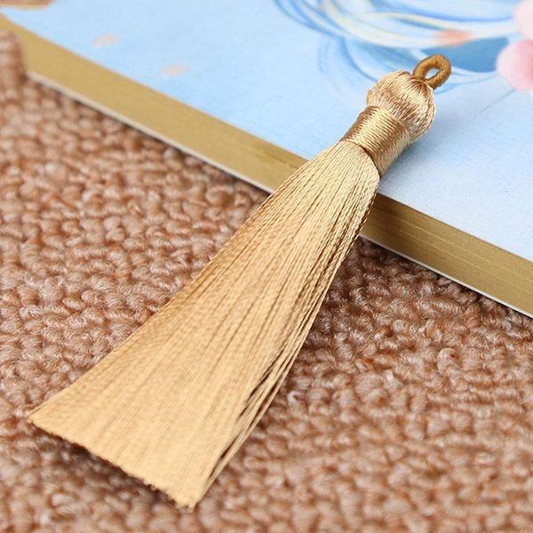 

5pcs lot 8cm cotton silk tassel cords charms brush with circle for earrings charm pendant tassels fit diy jewelry making h qylikp