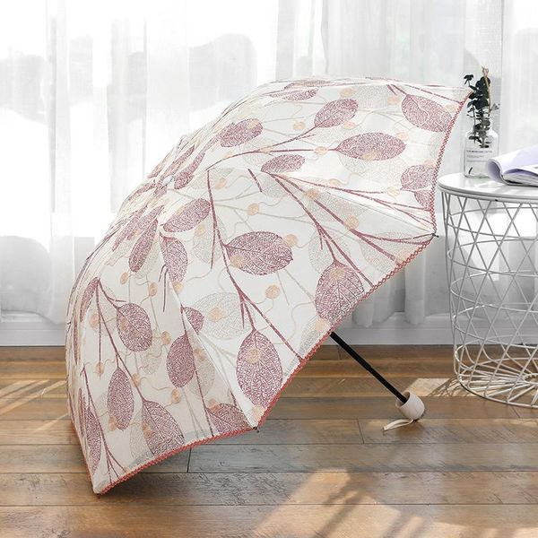 

kocotree full blackout color flash lace umbrella rain women fashion arched princess umbrellas female parasol creative gift bbyuuv