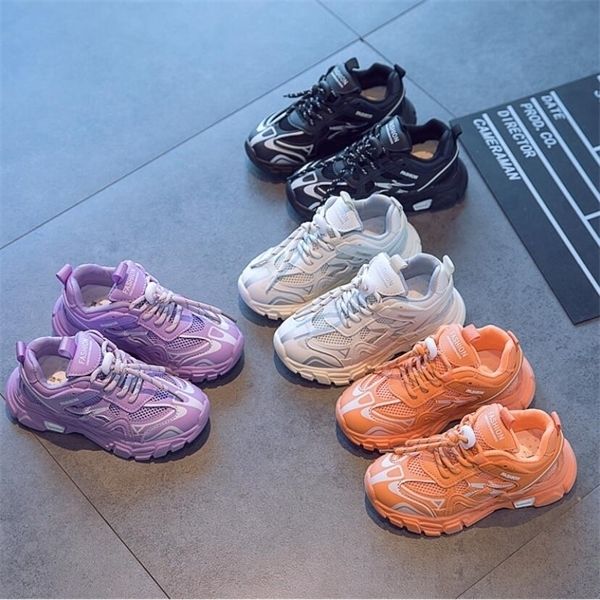 

2020 autumn children leather boys girls sport breathable infant sneakers soft bottom casual kids running shoes, Black